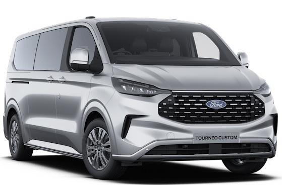 Ford TOURNEO CUSTOM 320  L2 DIESEL FWD 2.0 EcoBlue 136ps H1 Titanum 9 Seater minibus for business lease.